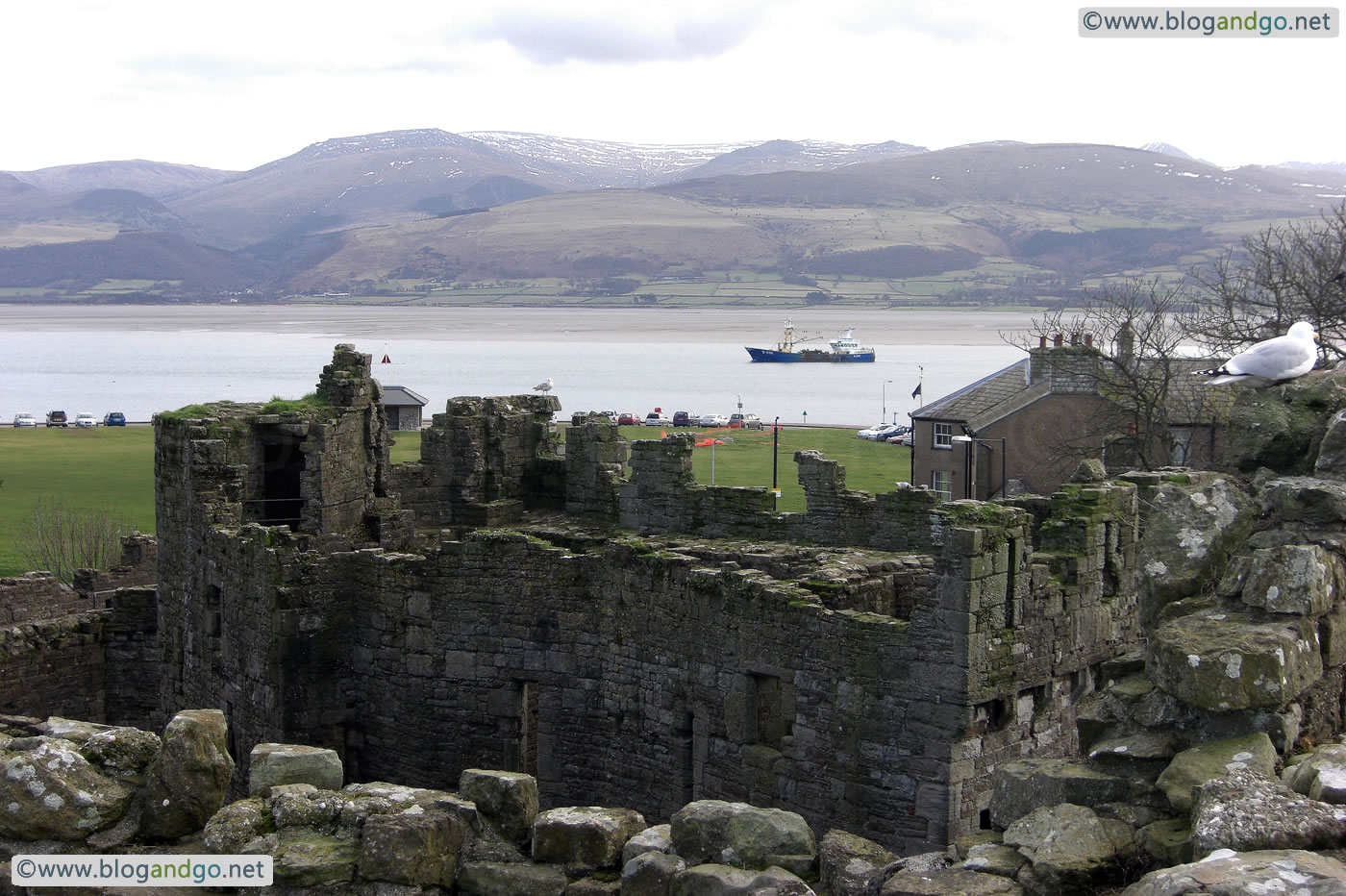 Beaumaris Castle - Across the Menai Strait